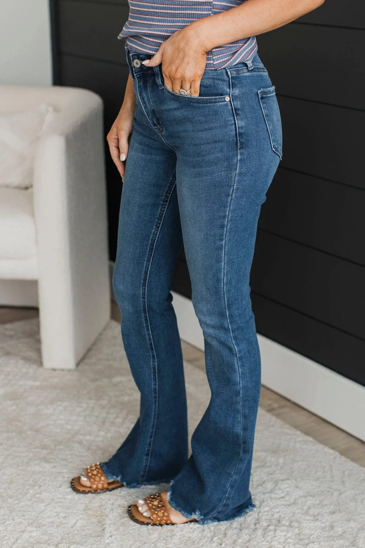 KanCan Bootcut Jeans- Sandie Wash