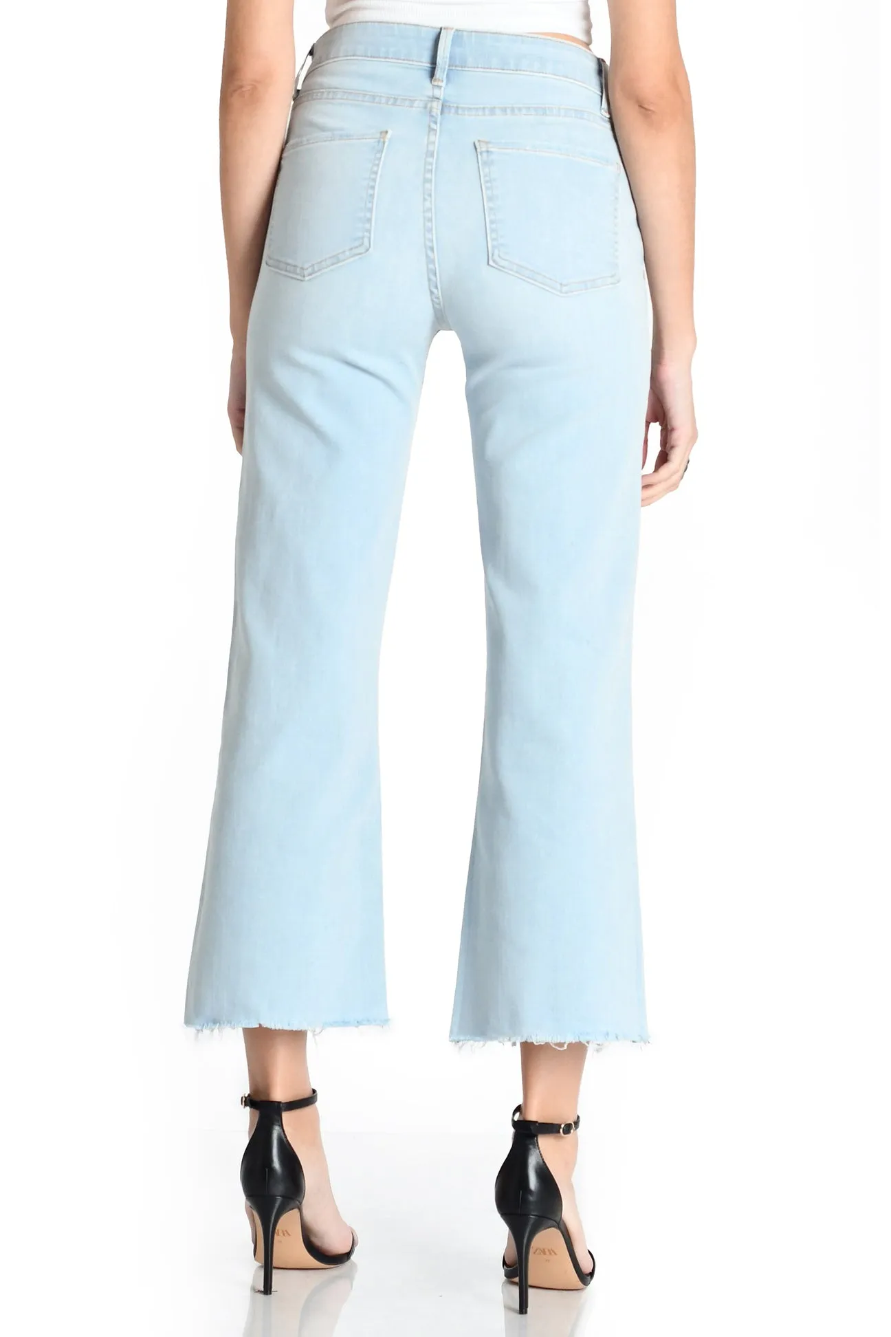 Katie Crop Dahlia Blue Jeans