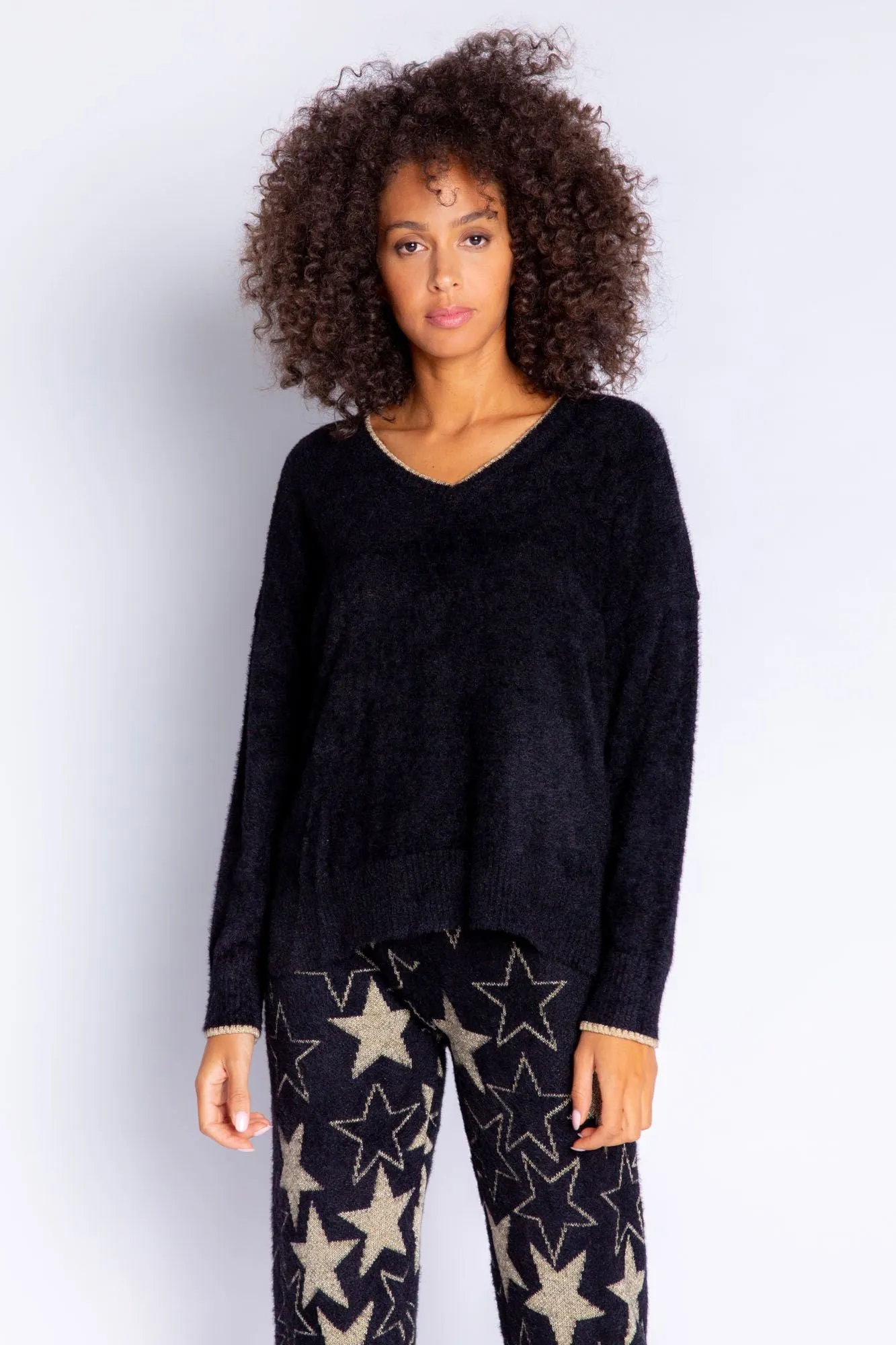 Long Sleeve Shinning Star Sweater