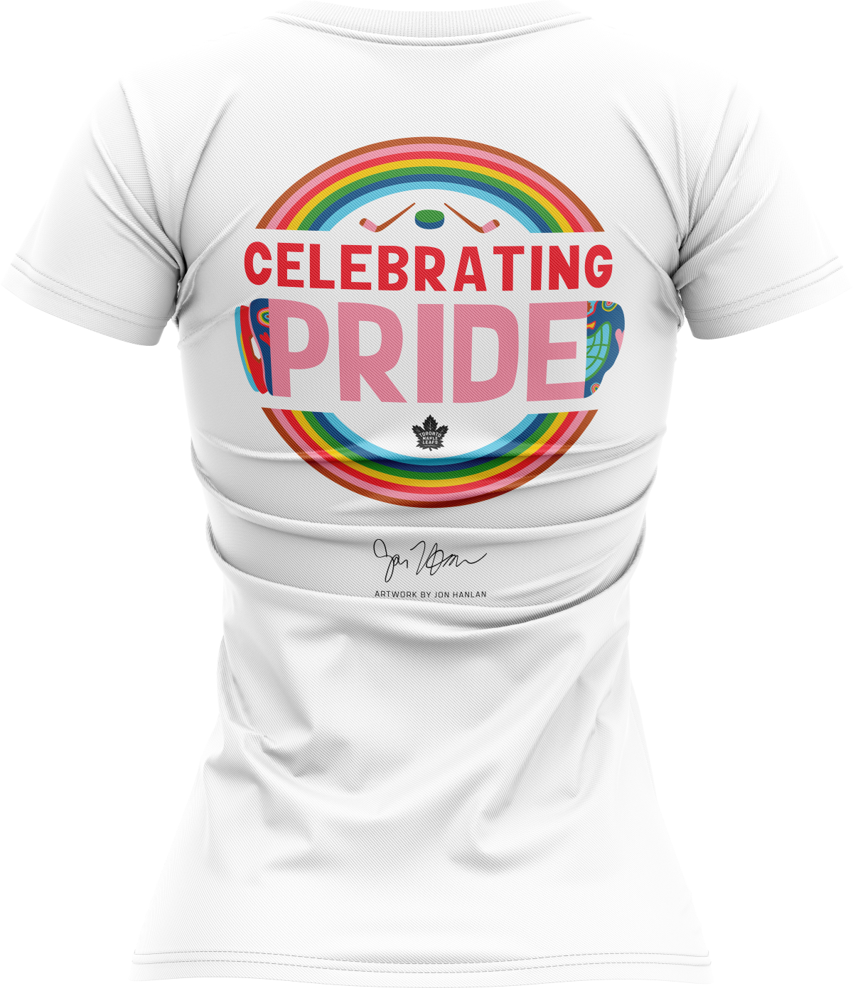 Maple Leafs Mitchell & Ness 2023 Celebrating Pride Tapered Fit Tee