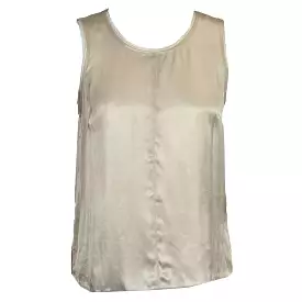 Me&Em Brand New Pale Peach Silk Tank Top S