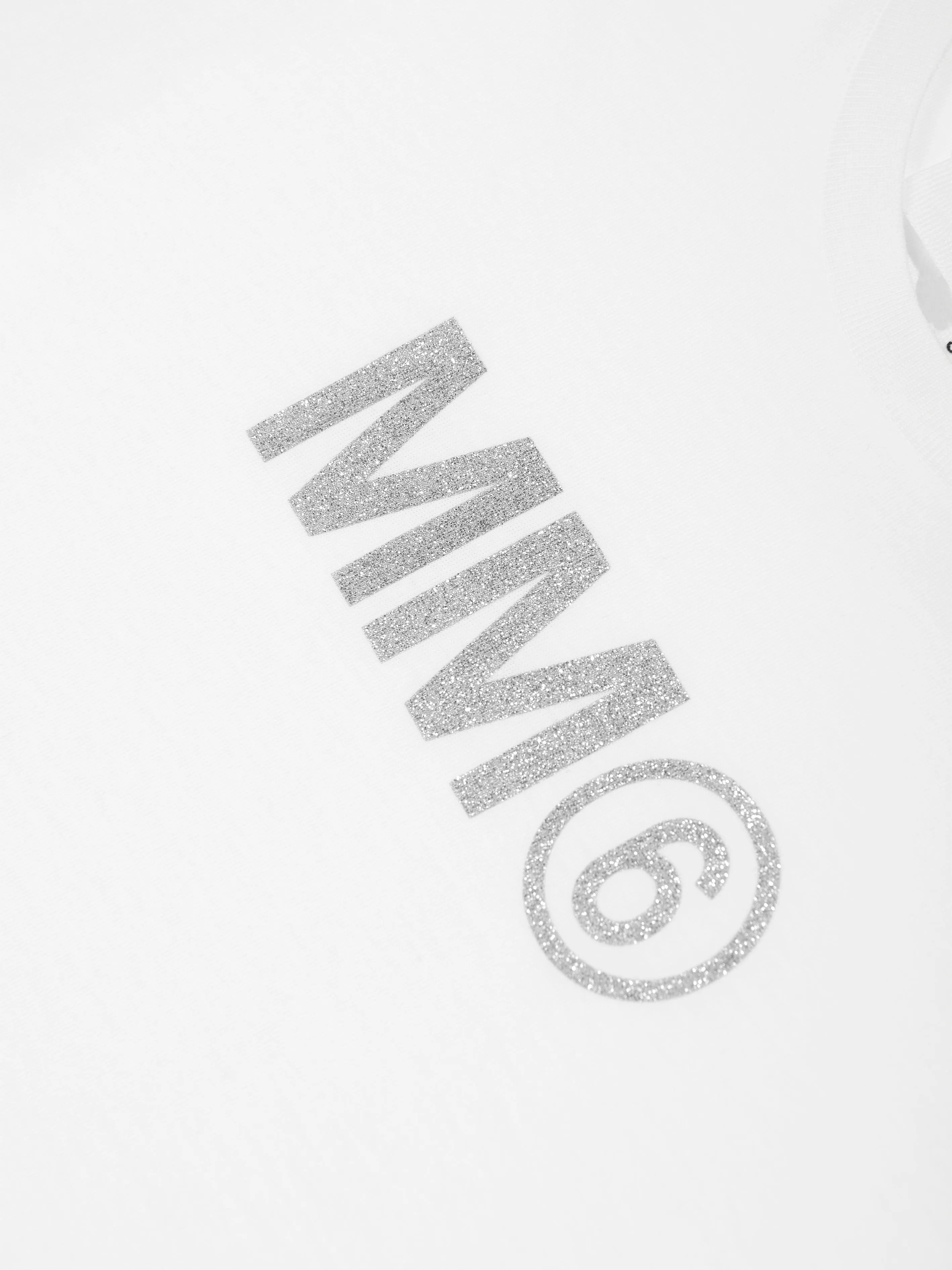 MM6 Maison Margiela Kids Logo T-Shirt in White