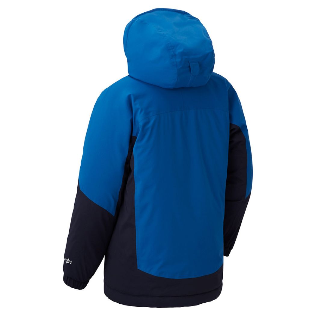 Montbell Jacket Kids' Powder Step Parka - Blue 130-160 EXCELOFT DRYTEC