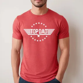 MUGSBY TOP DAD MEN'S TEE  | RED