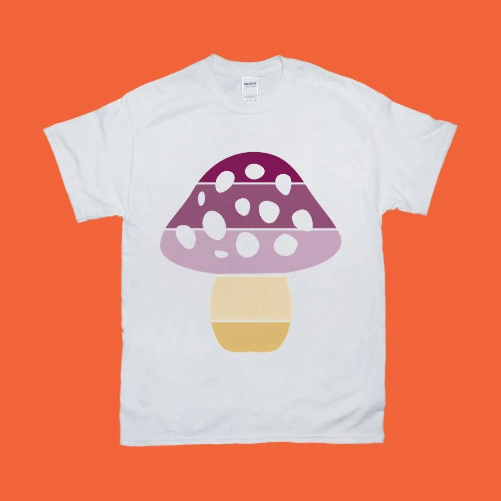 Mushroom Shape | Retro Sunset T-Shirts