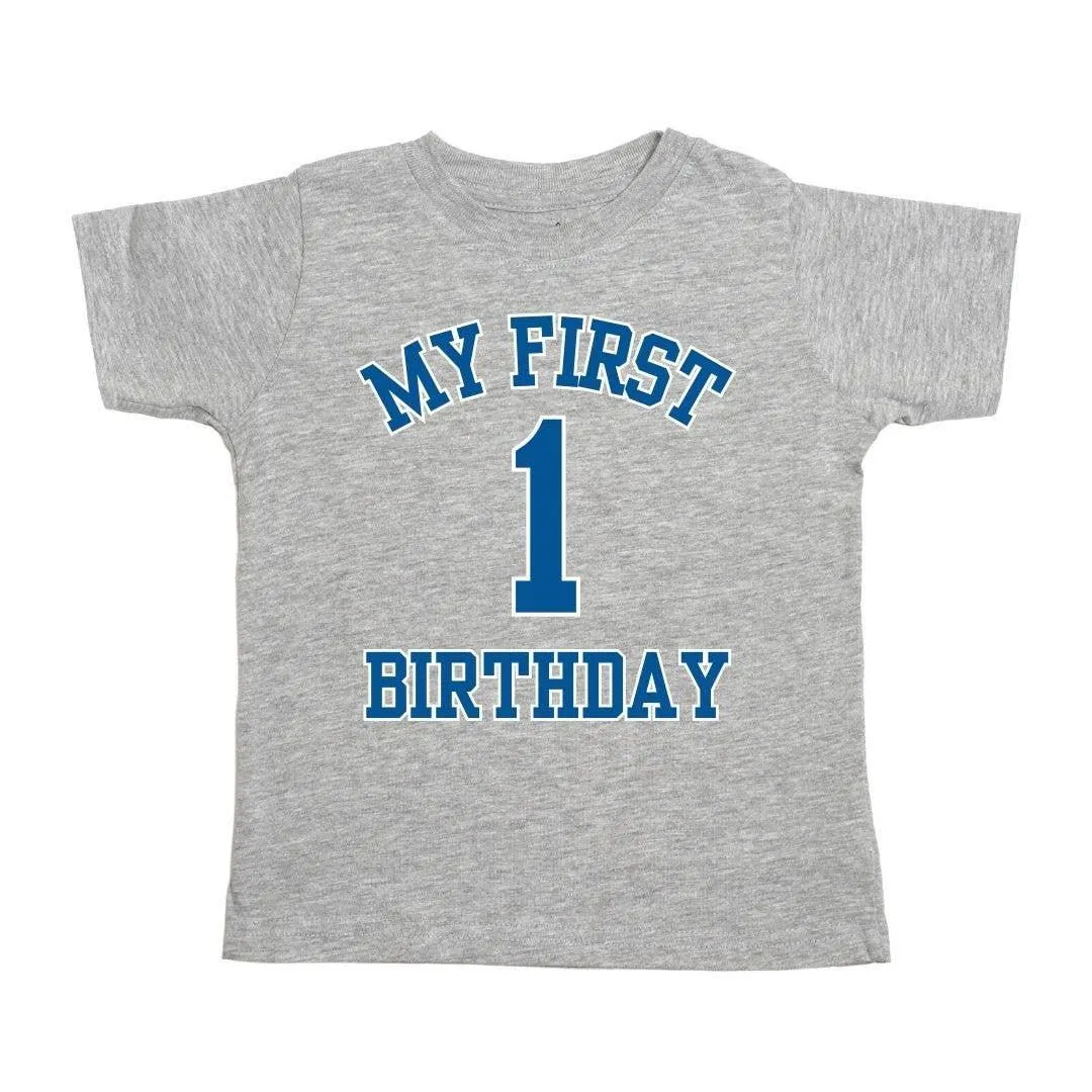 My First Birthday Short Sleeve Kids Shirt