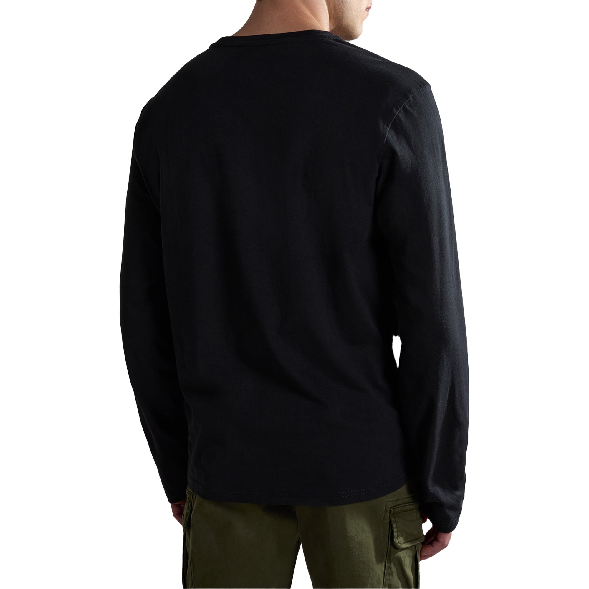 Napapijri Salis Long Sleeve T-Shirt - Black