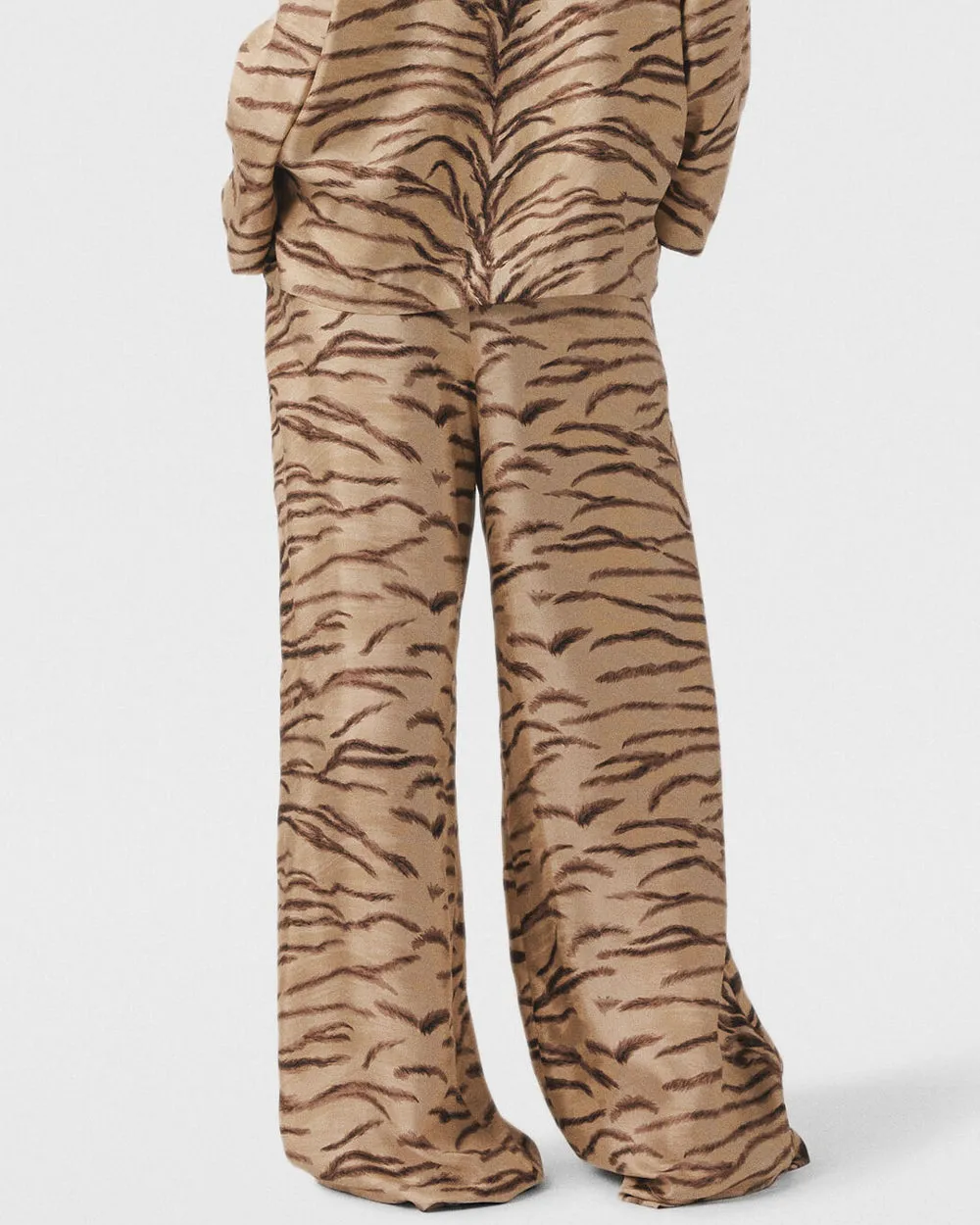 Natural Tiger Print Trouser