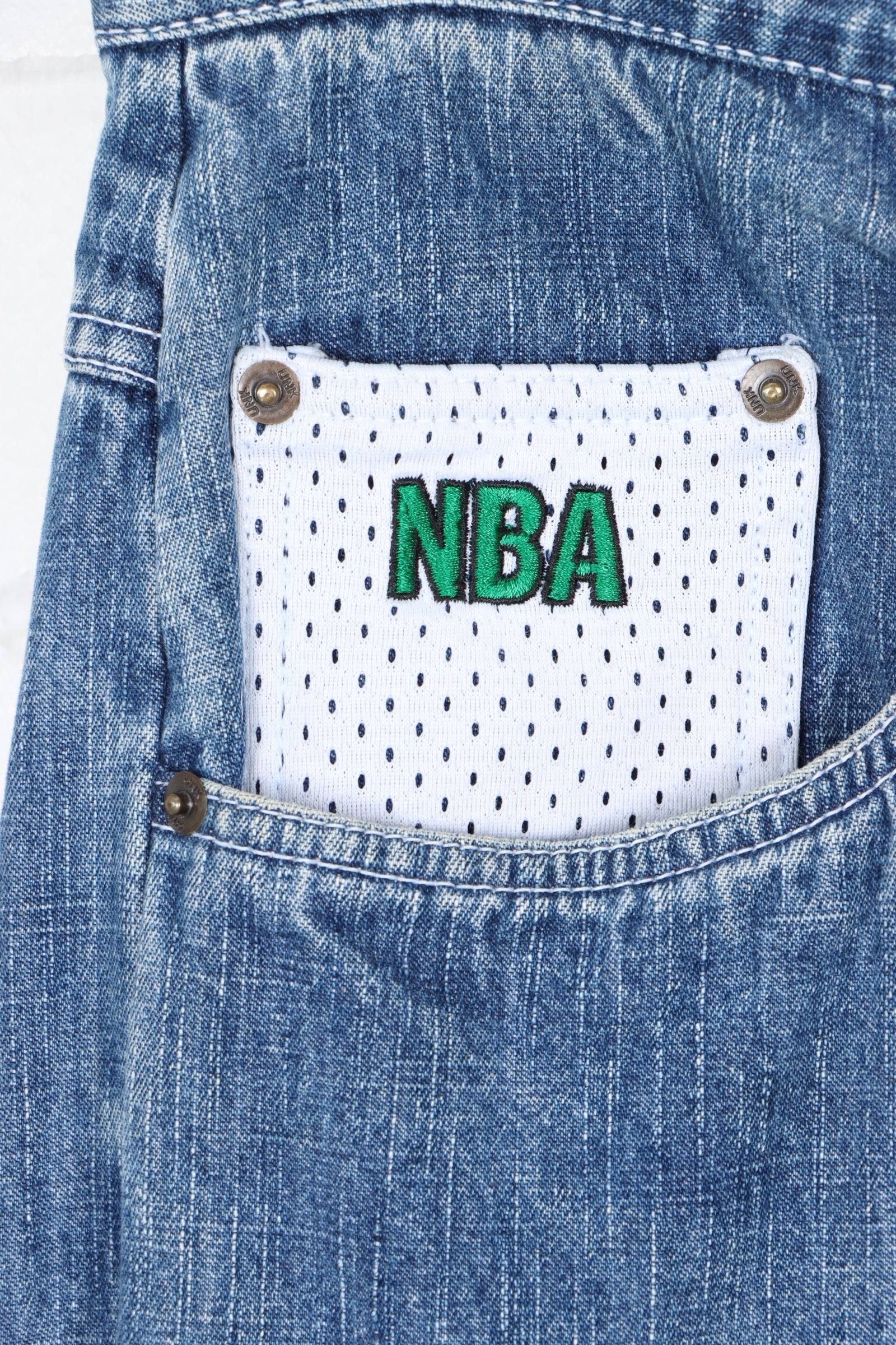 NBA Boston Celtics #34 Paul Pierce UNK Y2K Jeans (30)