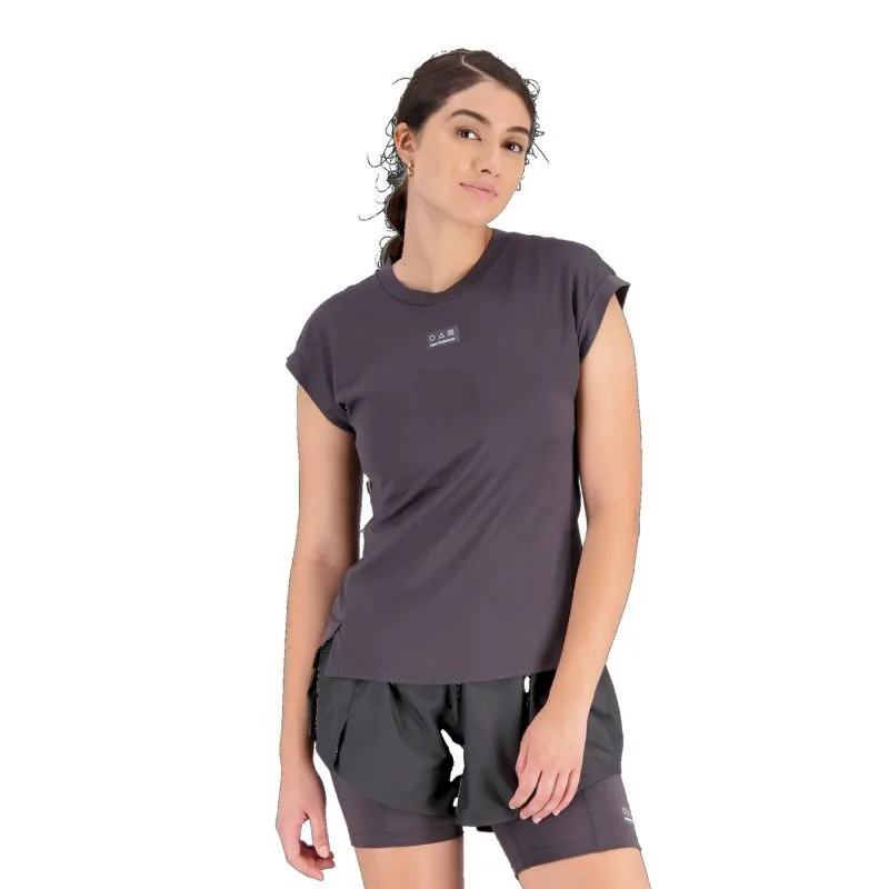 New Balance  Impact Run AT N-Vent Short Sleeve Top - T-shirt - Donna