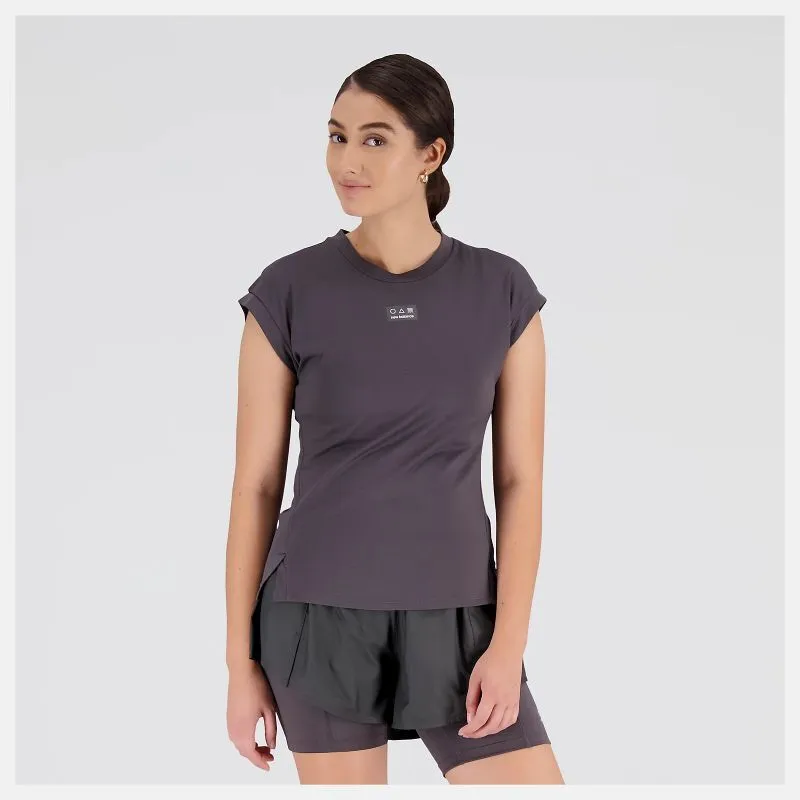 New Balance  Impact Run AT N-Vent Short Sleeve Top - T-shirt - Donna