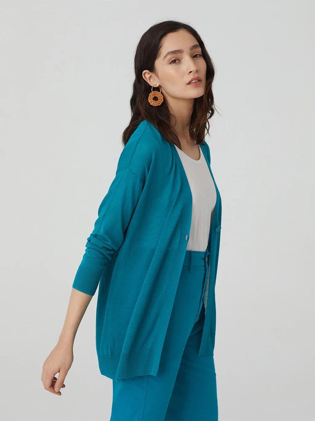 Nice Things Fine Detail Jacket - Viscose & Cotton