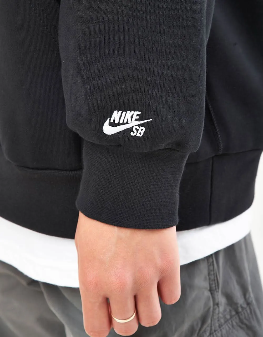 Nike SB Stallion Pullover Hoodie - Black/White