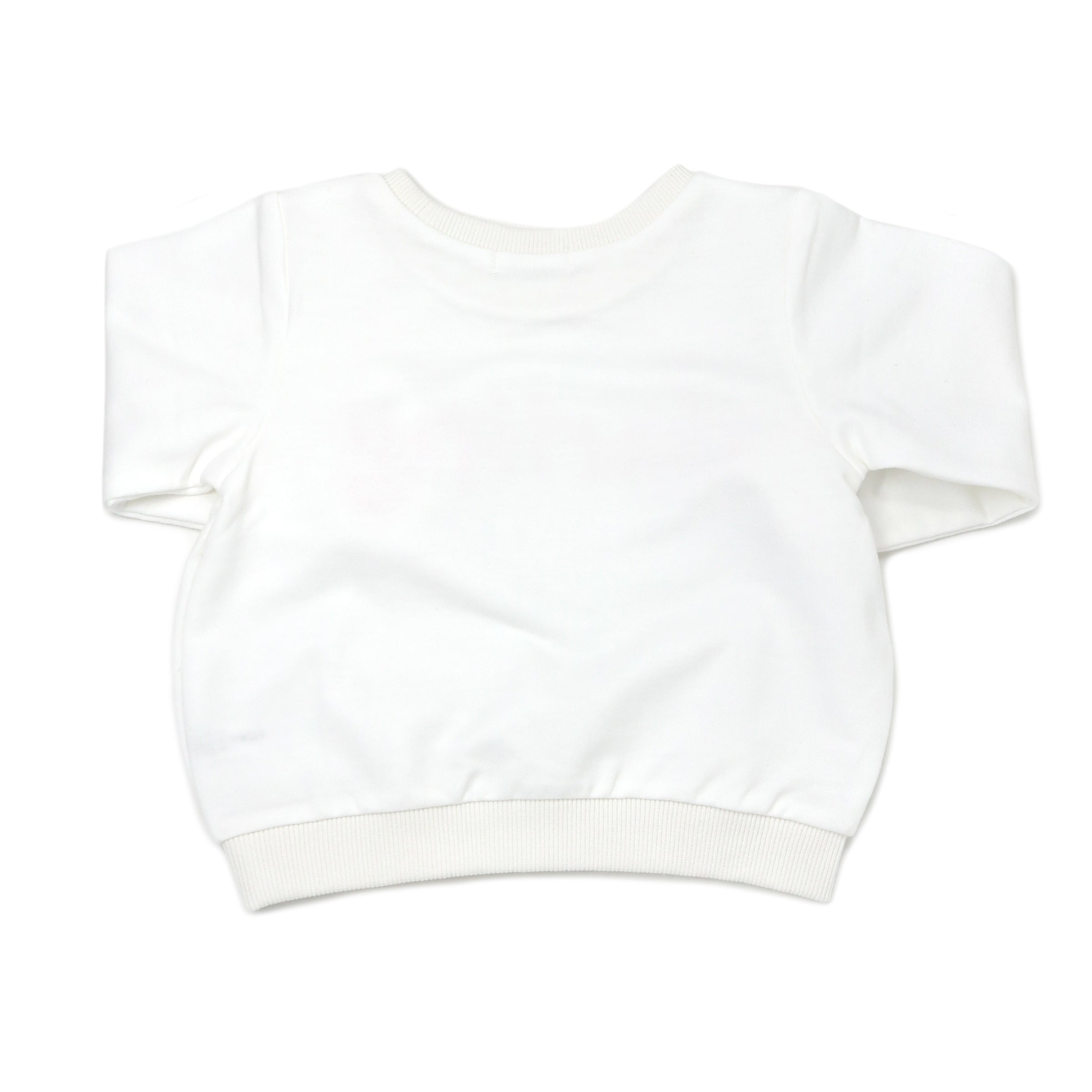 oh baby! French Terry Brooklyn Boxy Sweatshirt -  darling Applique - Cream