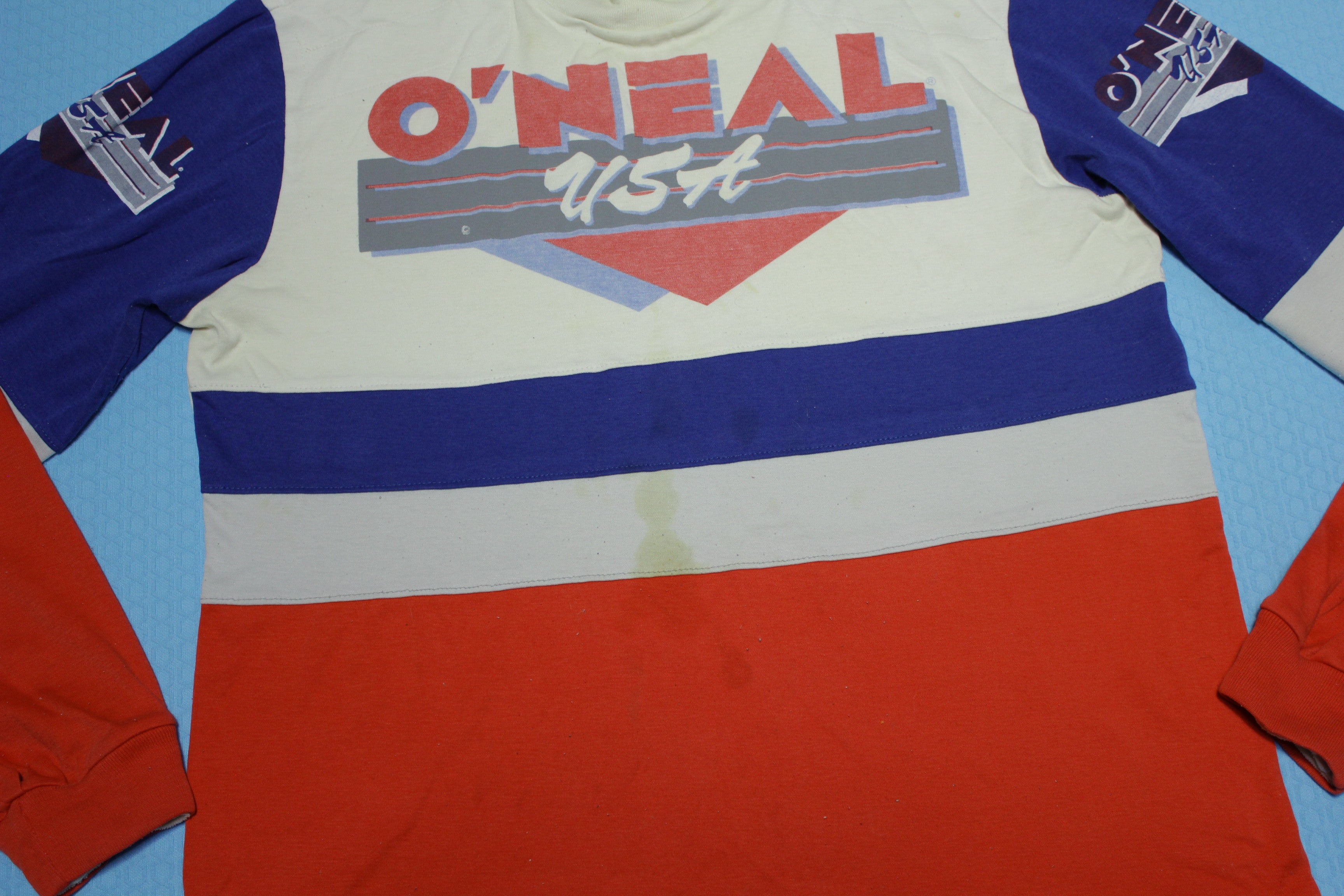 O'Neal Vintage 80's BMX Bike Racing Mag Wheels Long Sleeve T-Shirt