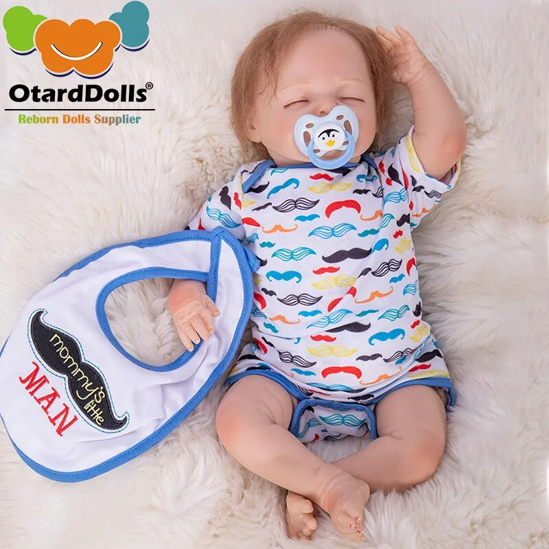 OtardDolls 48cm real reborn boneca Baby vinly Doll Children lifelike Toys girls T-shirt silicon doll Gifts Christmas Birthday