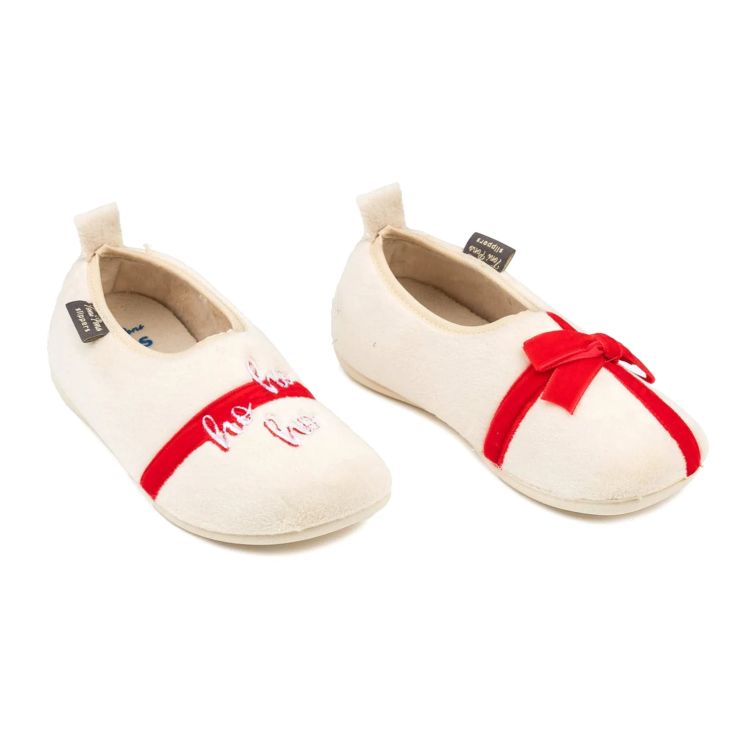 Patchwork Felt Slippers for Kids - Lezo-EF