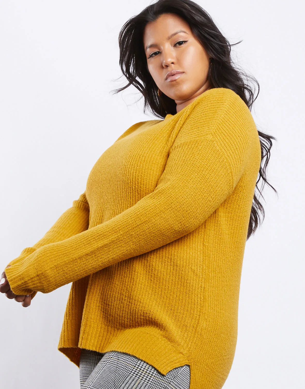 Plus Size Comfy Girl Sweater