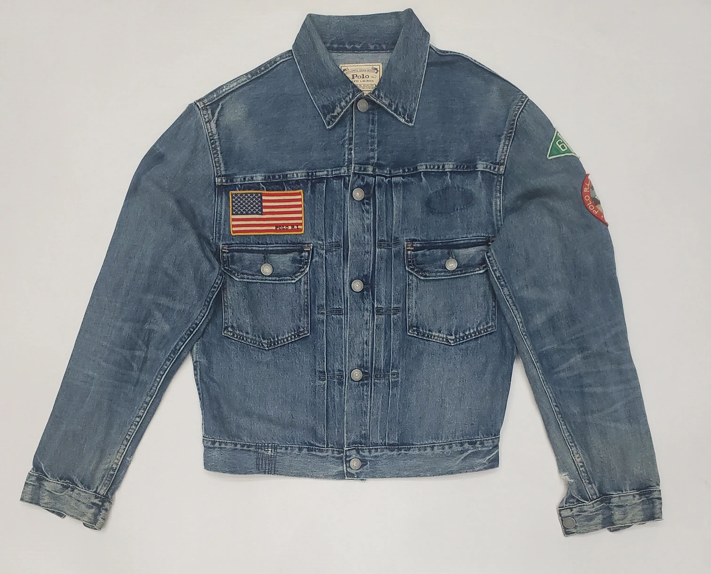 Pre-Owned Polo Ralph Lauren Sportsman Trucker Jean Jacket