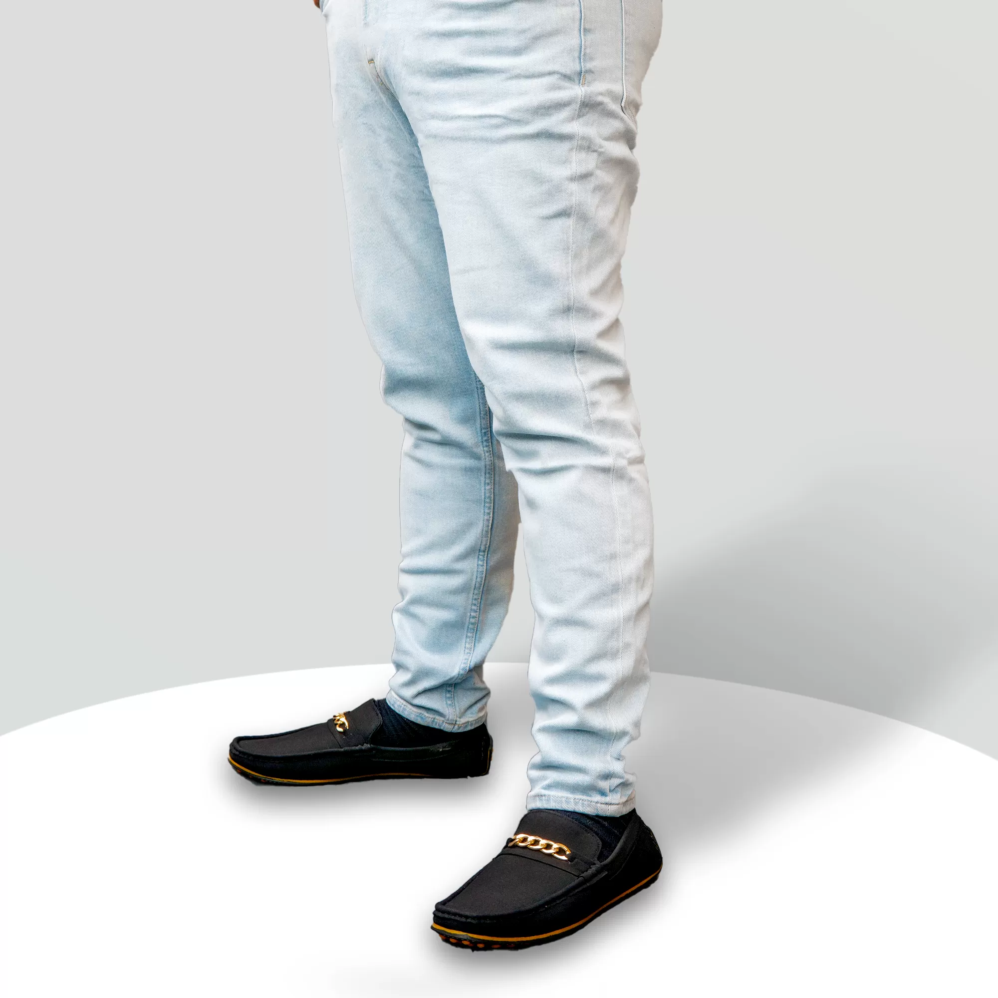 Slim Tapered Cropped Denim