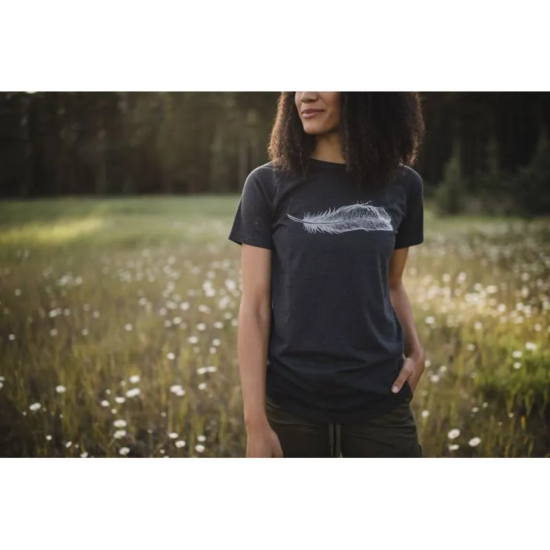 Tentree  Feather Wave Short Sleeve - T-shirt - Donna