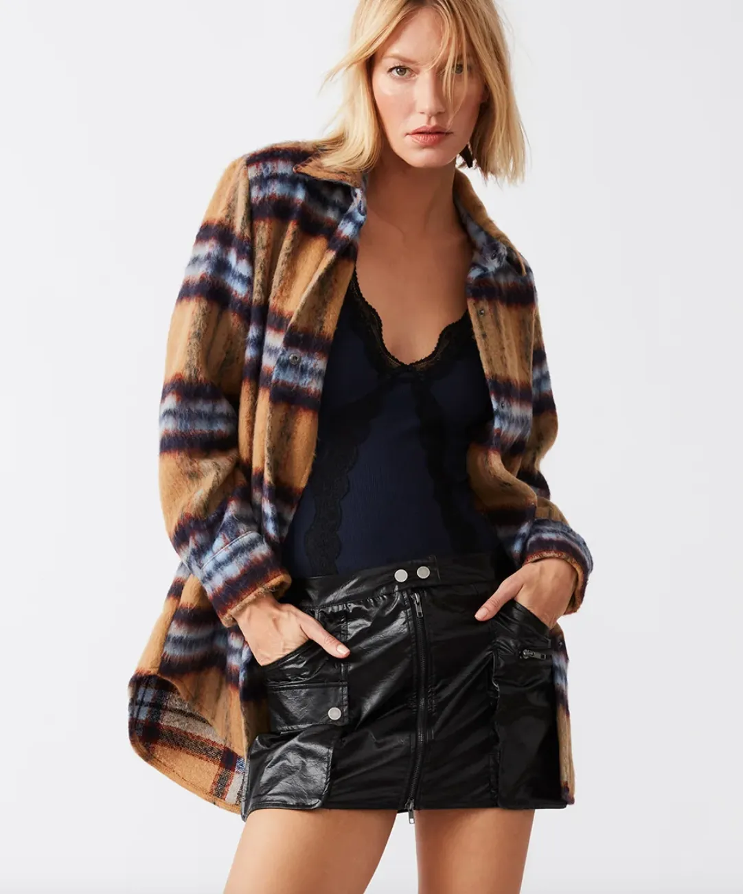 The Eldridge Shirt Jacket by Steve Madden