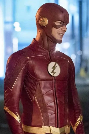 The Flash Red Cosplay Leather Jacket Costume - Famous Jackets