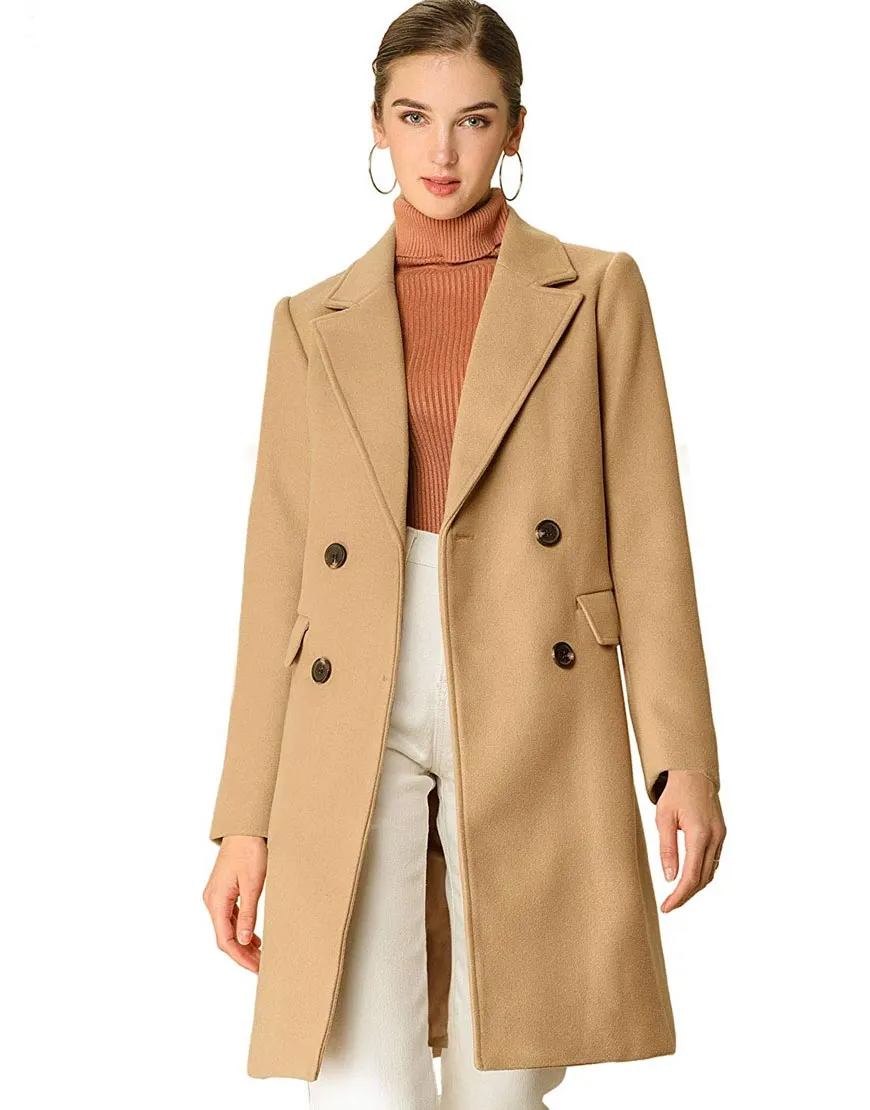 The Last Thing He Wanted Anne Hathaway Coat | Brown Long Wool Coat