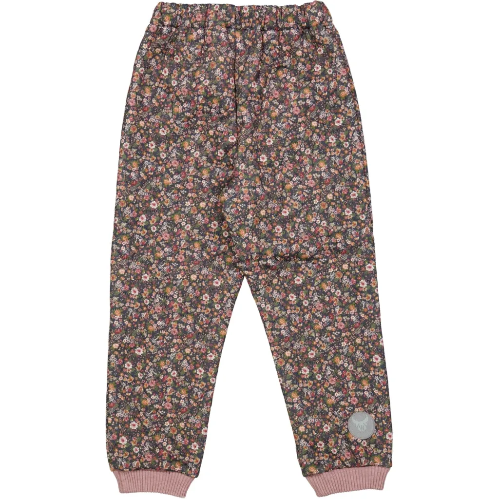 Thermo Pants Alex - ink flowers