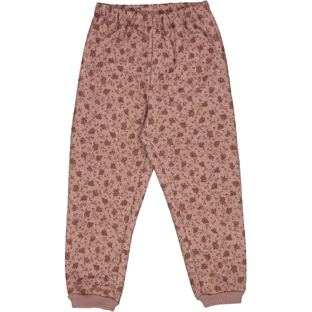 Thermo Pants Alex - wood rose flowers