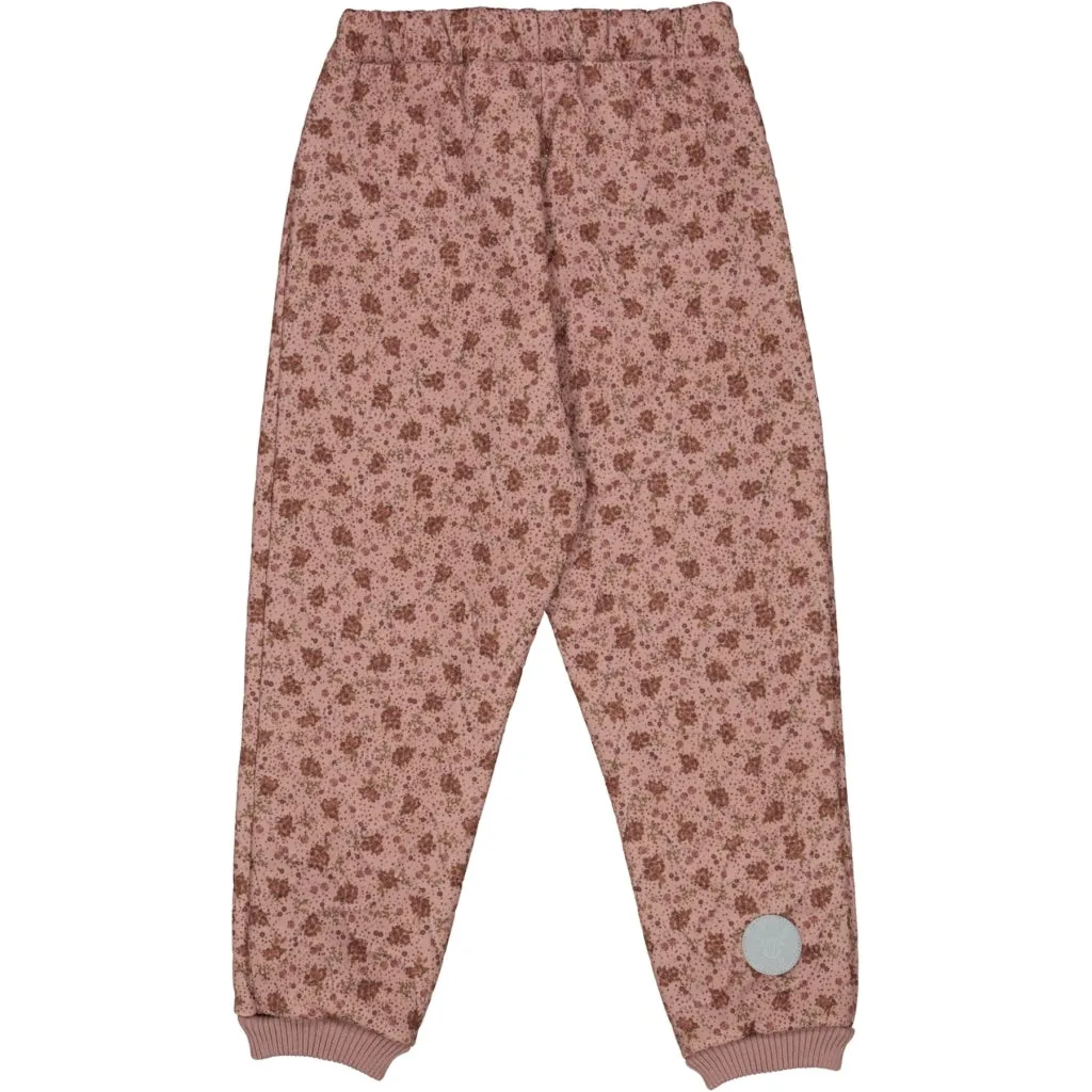 Thermo Pants Alex - wood rose flowers