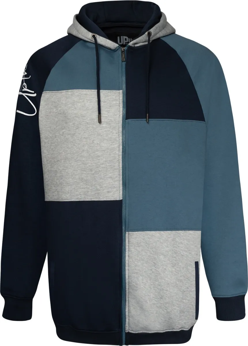 Uptheir Energy Colour Block Hoody & Jogger Tracksuit Set - Blue