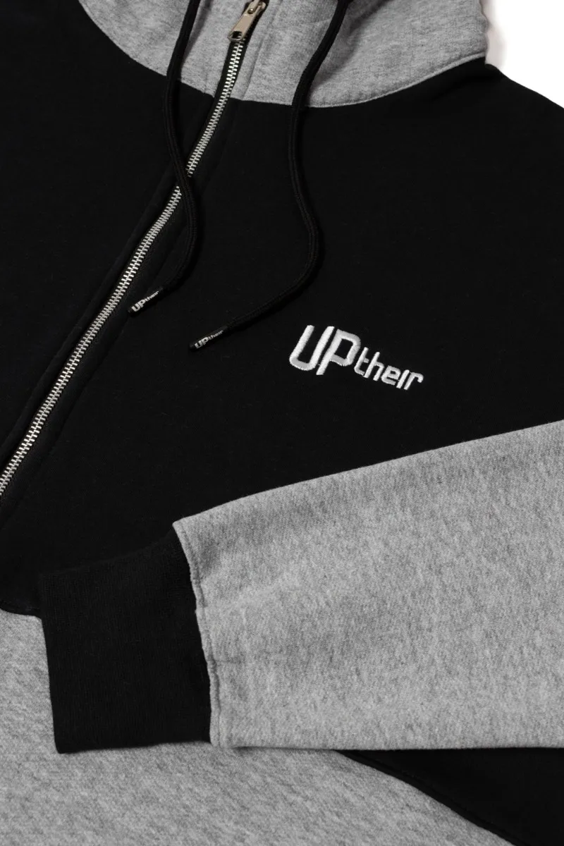 Uptheir Max Colour Block Hoody & Jogger Tracksuit Set - Black