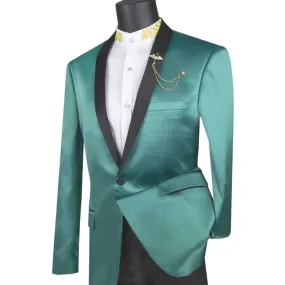 VINCI: Satin Slim Fit Sports Coat BST-1