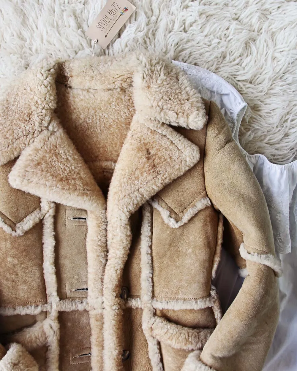 Vintage 70's Shearling Cozy Coat