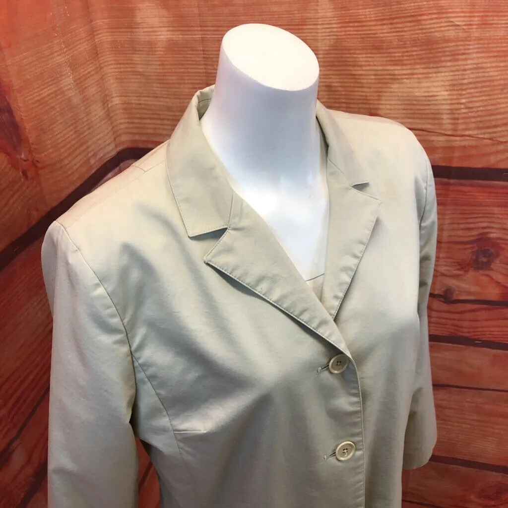 VNTG ANN TAYLOR BEIGE COAT SIZE LARGE TCC