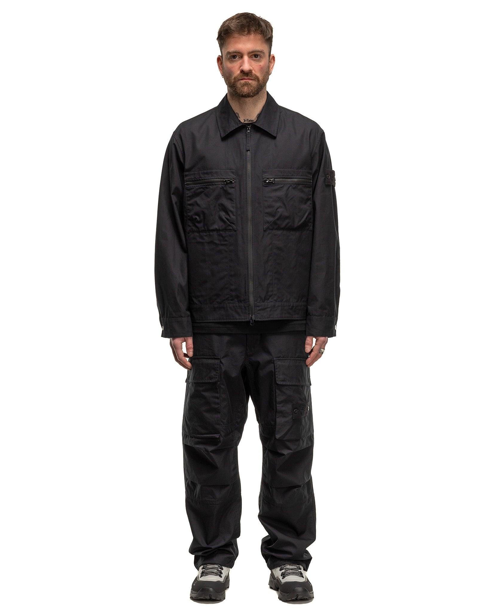 Weatherproof Cotton Canvas Ghost Piece Field Jacket Black