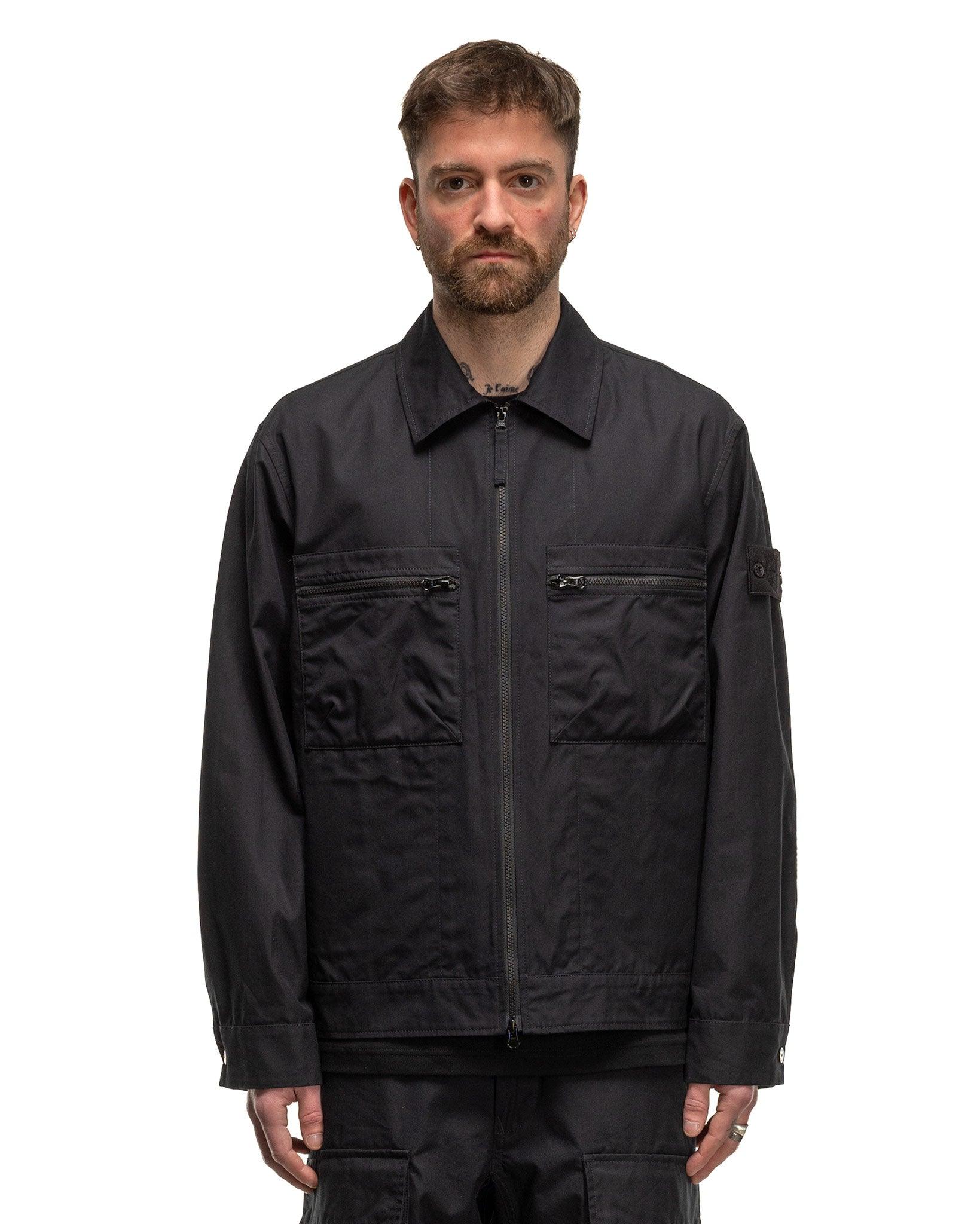 Weatherproof Cotton Canvas Ghost Piece Field Jacket Black