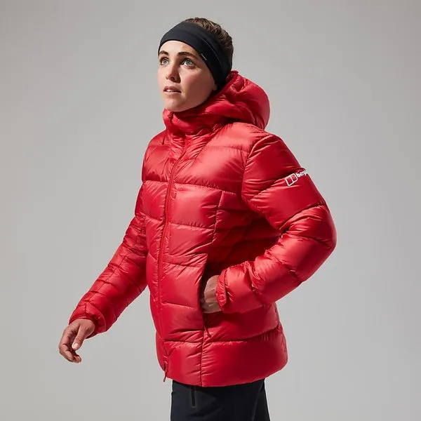 Women's MTN Arete Ultra Down Hoody - Red