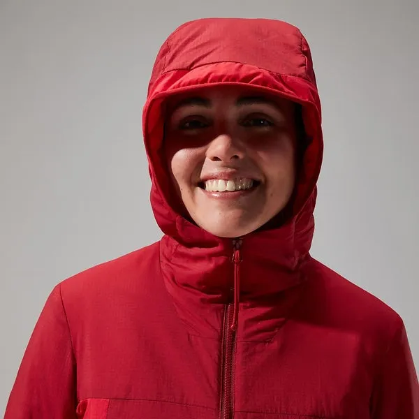 Women's MTN Seeker MW Synthetic Hoody - Dark Red/Red