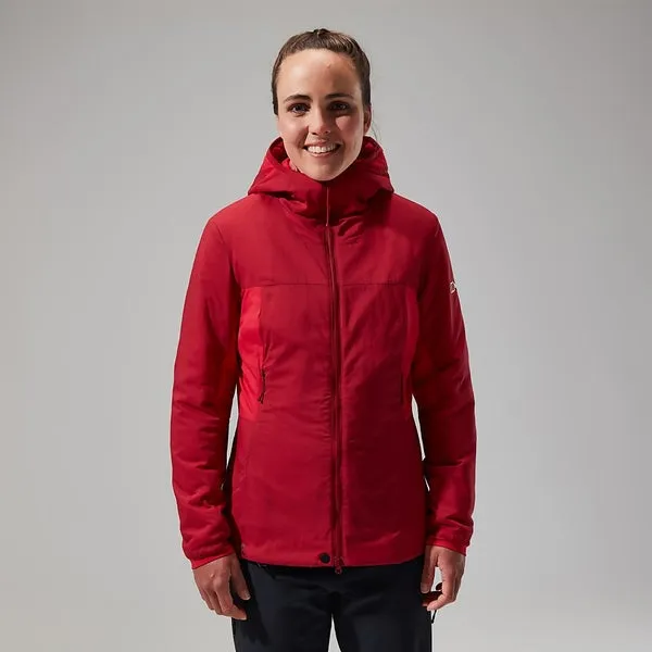 Women's MTN Seeker MW Synthetic Hoody - Dark Red/Red