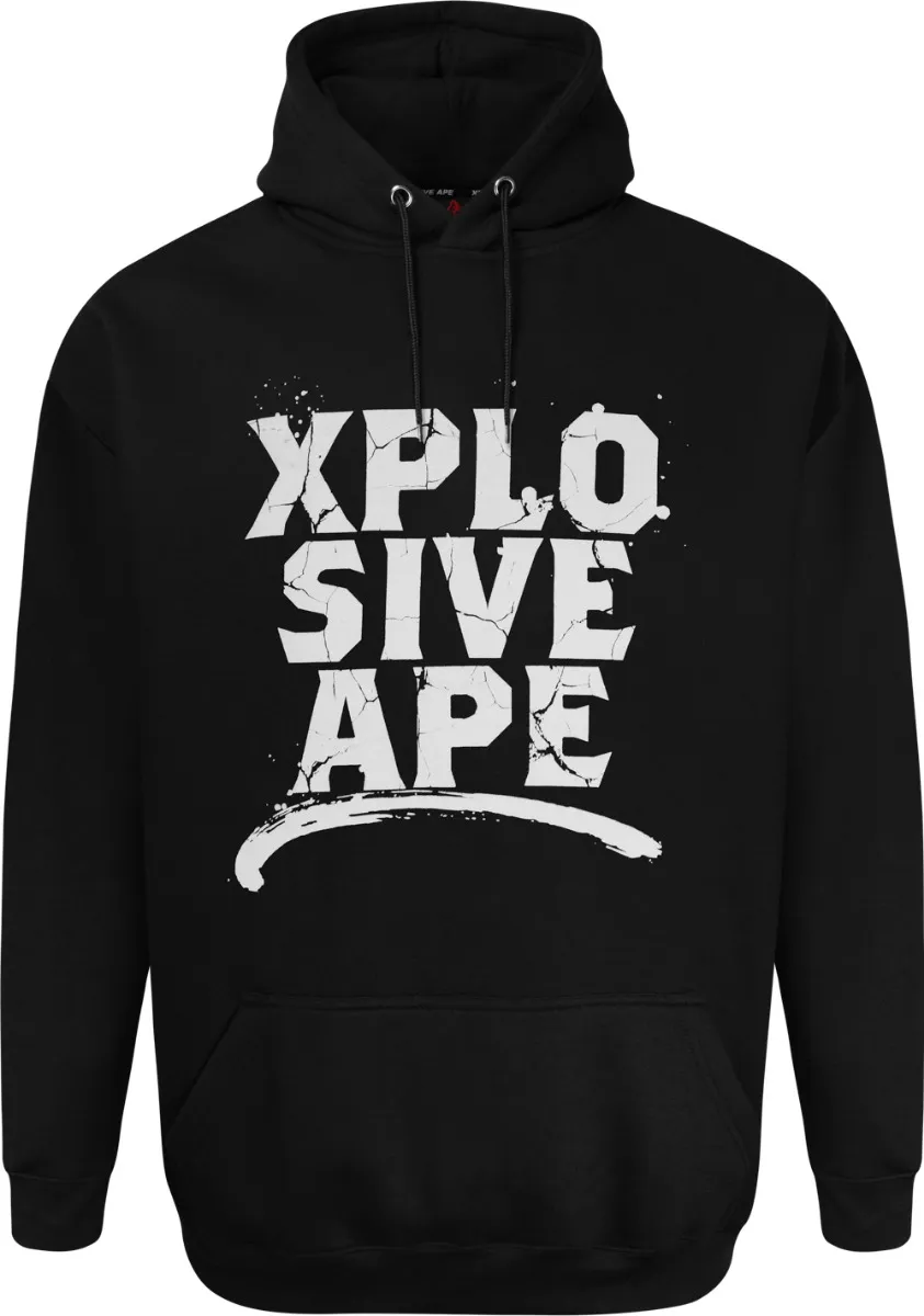 Xplosive Ape 5 Pack Cracked, Vandal, Boarded, Cracked & Roses Hoody Set - Black Navy