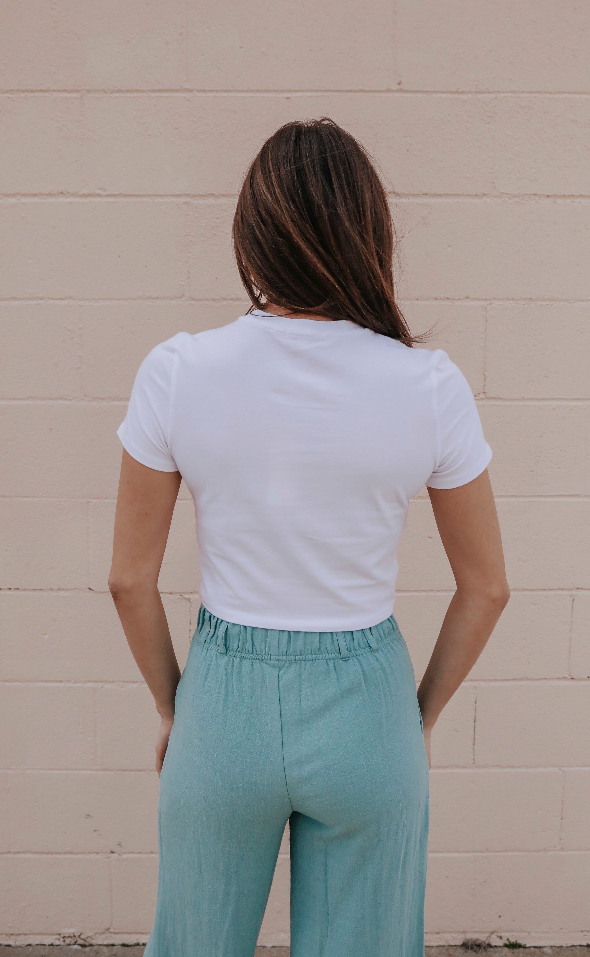 z supply: pamela top - white